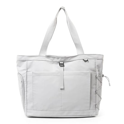 Plain Drawstring Fabric Tote Bag
