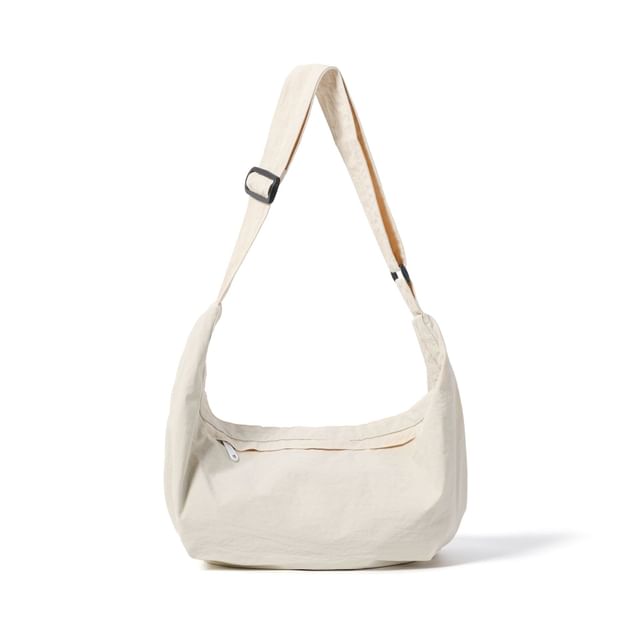 Plain Fabric Crossbody Bag