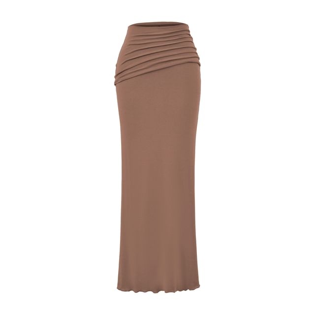 Maxi Bodycon Skirt High-Waisted