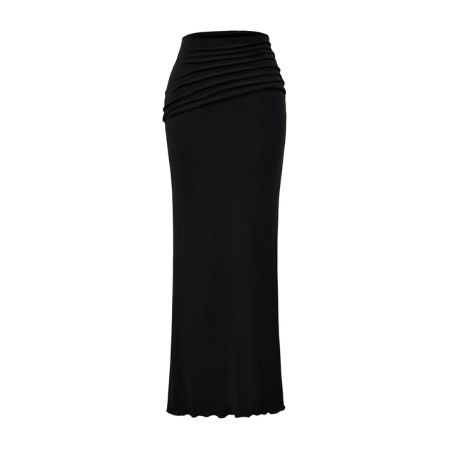 Maxi Bodycon Skirt High-Waisted