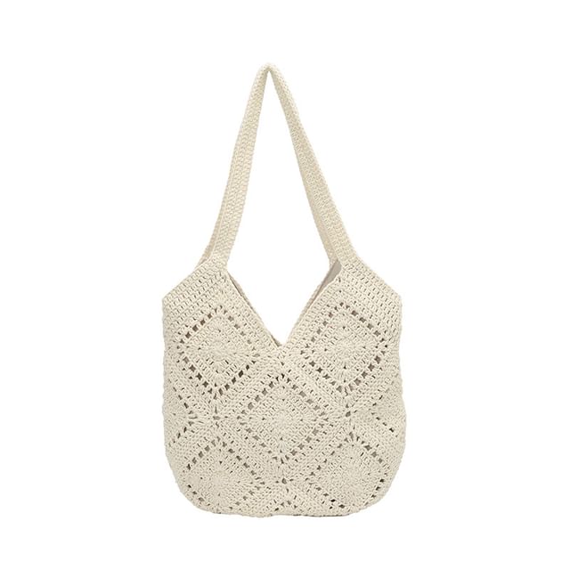 Crochet Plain Tote Bag