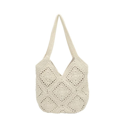 Crochet Plain Tote Bag