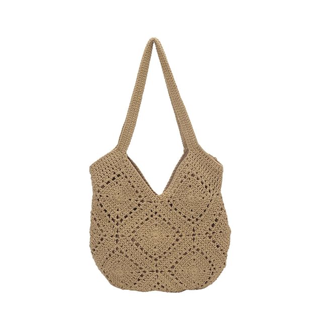 Crochet Plain Tote Bag