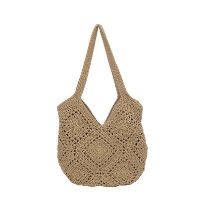 Crochet Plain Tote Bag