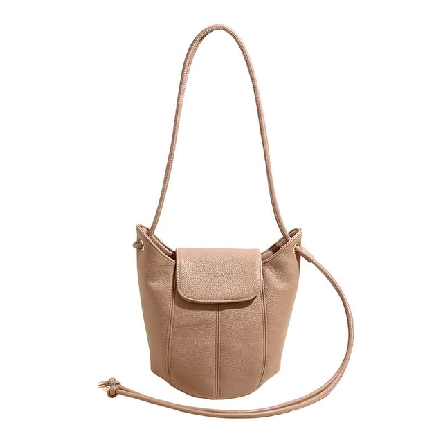 Faux Leather Bucket Bag