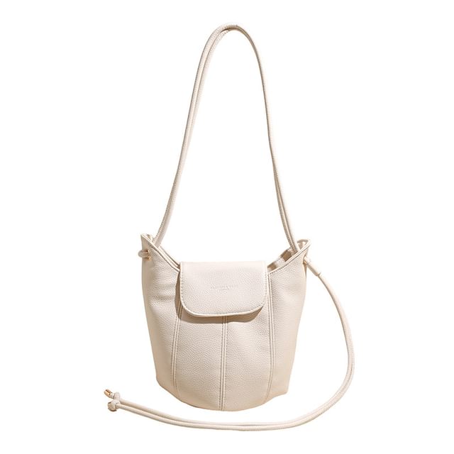 Faux Leather Bucket Bag