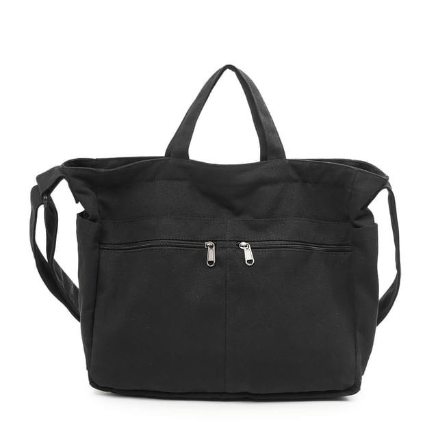 Plain Canvas Shoulder Bag