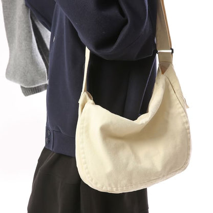 Plain Flap Crossbody Bag