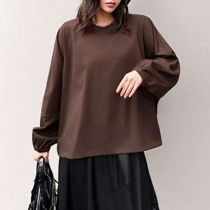 Solid Crewneck Sweatshirt