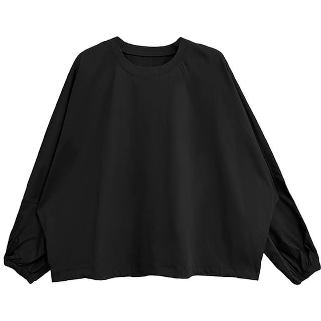 Solid Crewneck Sweatshirt