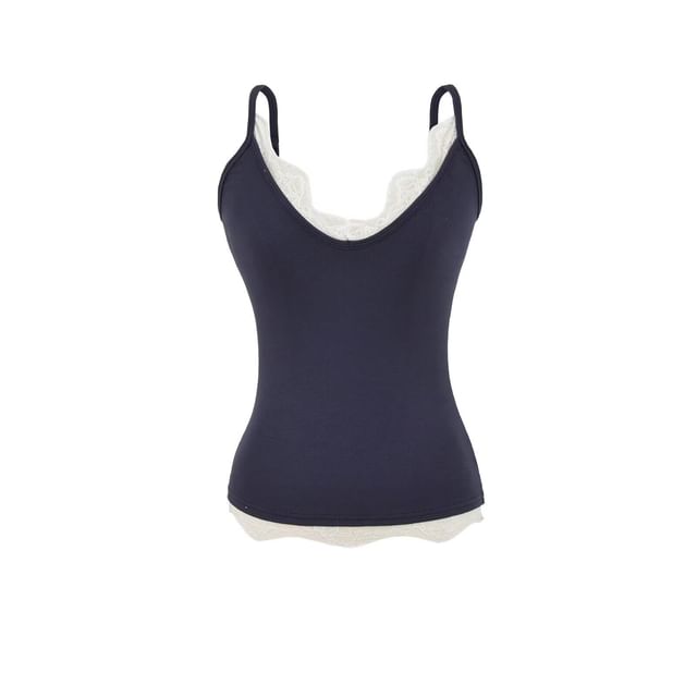 Lace Trim V-Neck Camisole