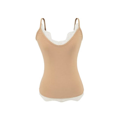 Lace Trim V-Neck Camisole