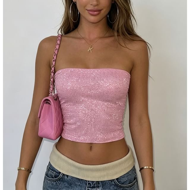 Rhinestone Tube Top