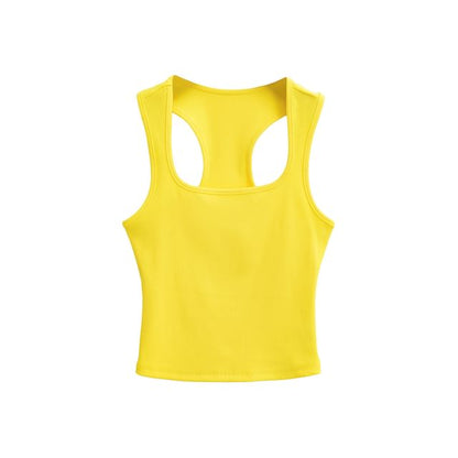 Ribbed Racerback Crop Tank