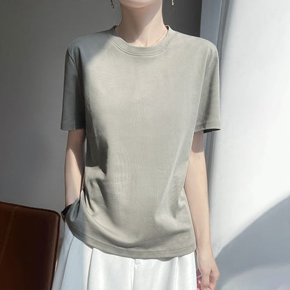 Short-Sleeve Crew Neck Tee