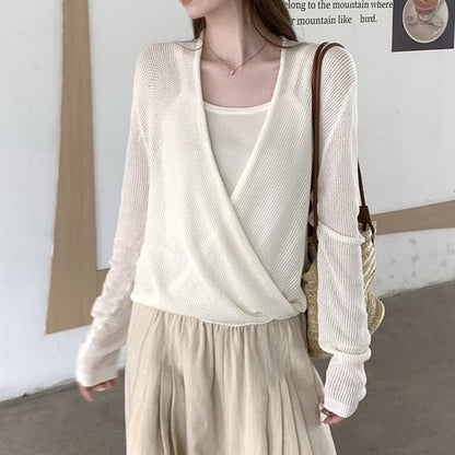 Camisole and Wrap Shrug Set