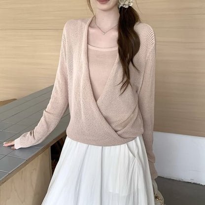 Camisole and Wrap Shrug Set