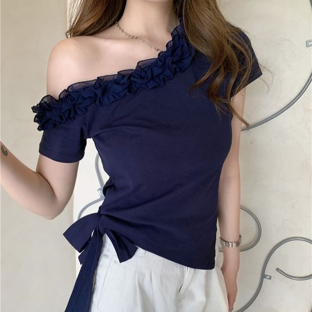 Off-Shoulder Asymmetrical Top