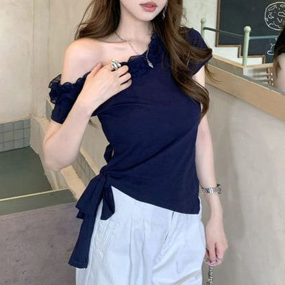 Off-Shoulder Asymmetrical Top
