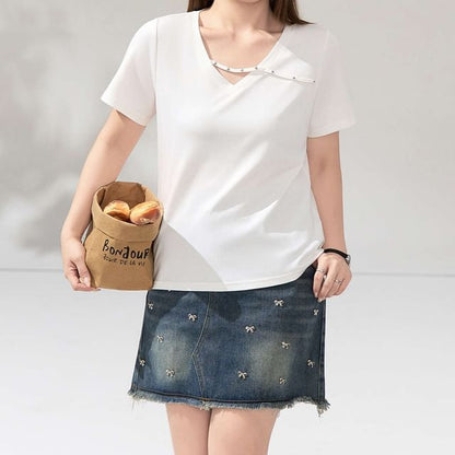 V-Neck Short-Sleeve Tee