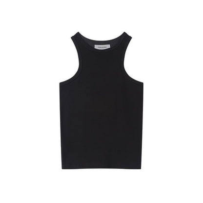 Solid Crew Neck Tank Top