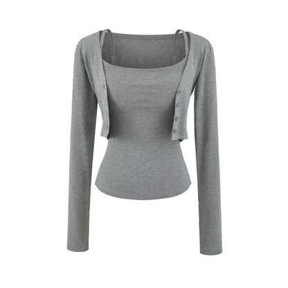 Camisole and Crop Cardigan Set