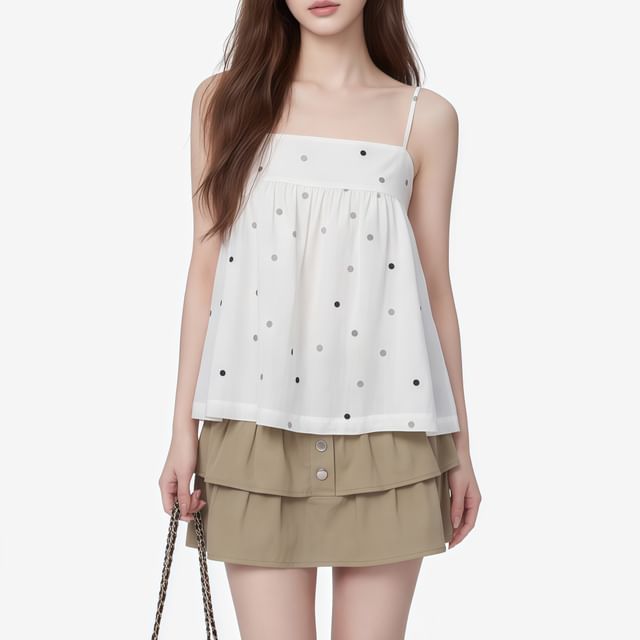 Flowy Polka Dot Camisole