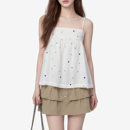 Flowy Polka Dot Camisole