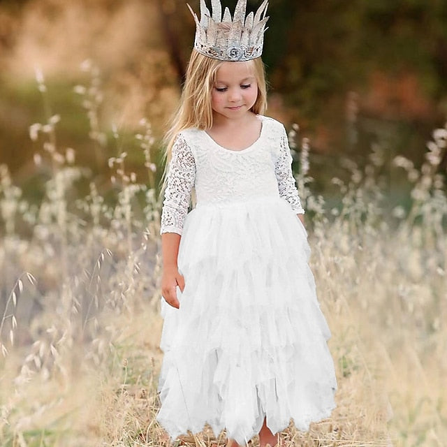 Girl Wedding Girls' Flower Dress Party