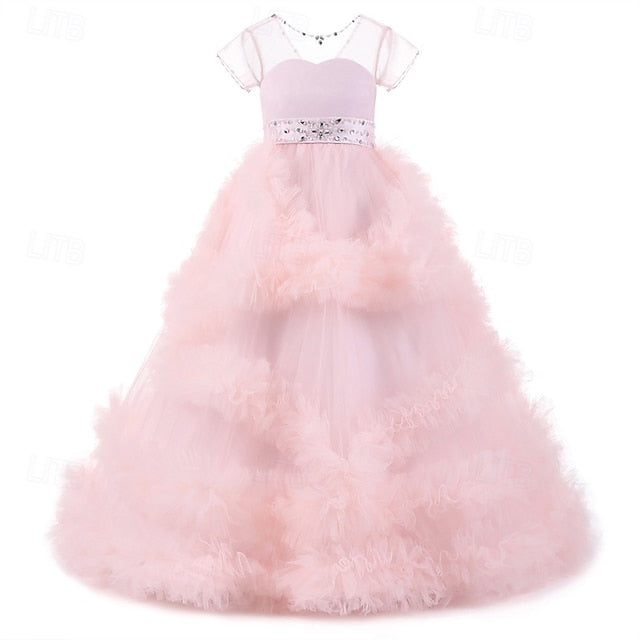 Princess Flower Girl Kid's Girls' Dress