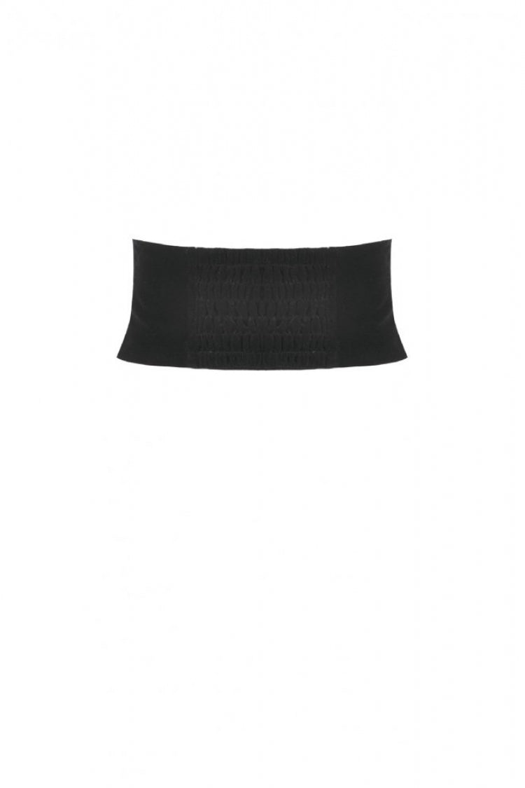 Royal Velvet Gothic Waist Cincher with Beaded Tassels