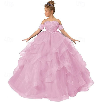 Girls' Flower Dress Kid's Girl Princess