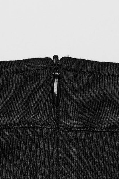 Women's Black Punk Tank Top, Lace-Up with Ripped Details and High Collar