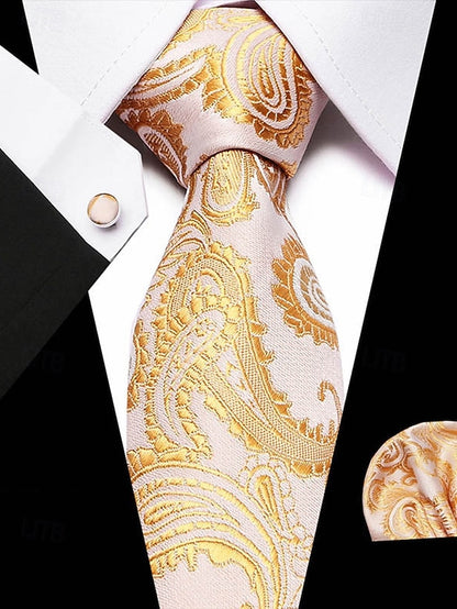 Set Checkered Men's Purple – Square Silk Tie and Pocket