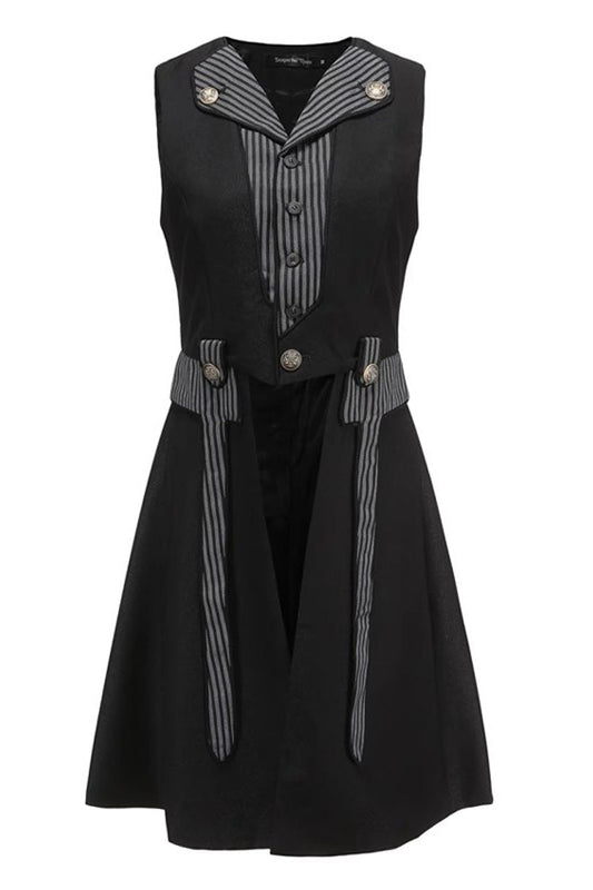 Gothic Ouji Long Coat with Retro Elegant Prince Style and Eternal Dawn Theme