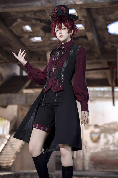 Prince Ouji Lolita Shorts - Vintage Gothic Slim Fit