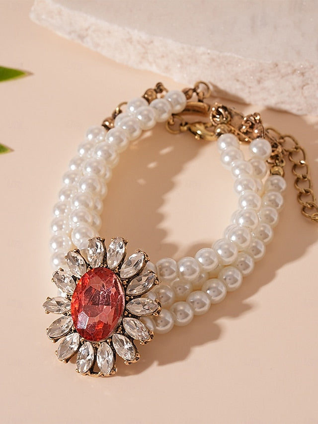 with Set Earrings Jewelry Pearl Women's