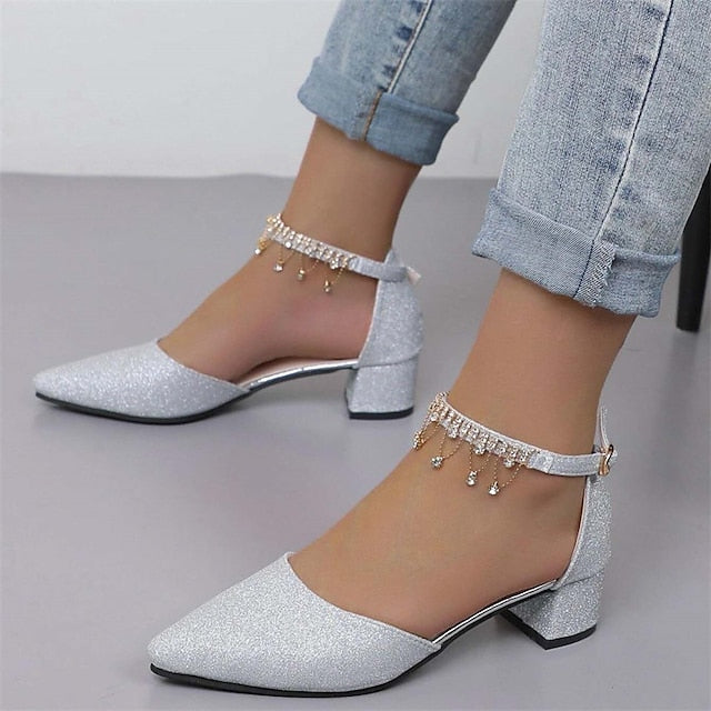 Women's Pumps Bridesmaid Wedding Shoes Bridal Elegant