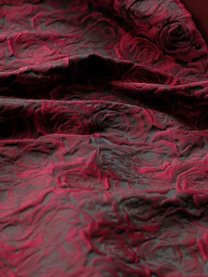 Gown Bride of the Red Mother Jacquard A-Line Evening Elegant