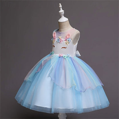 Princess Flower Dress Girl Kid's Girls'