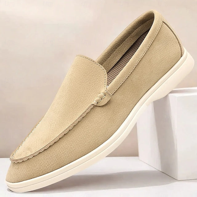 – Slip-On Loafers Blue Casual Faux Light Breathable Men's