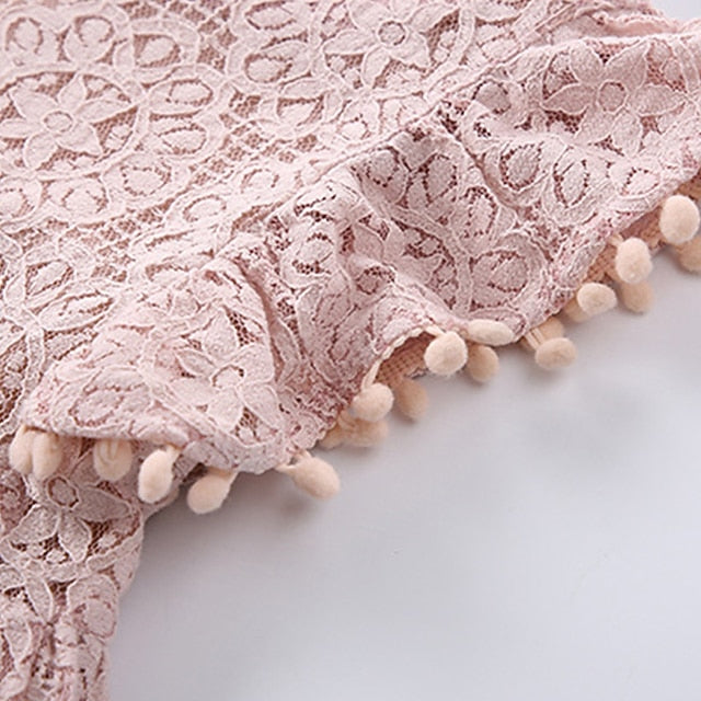 Kids Girls' Dress Short Solid Color Party Sleeve