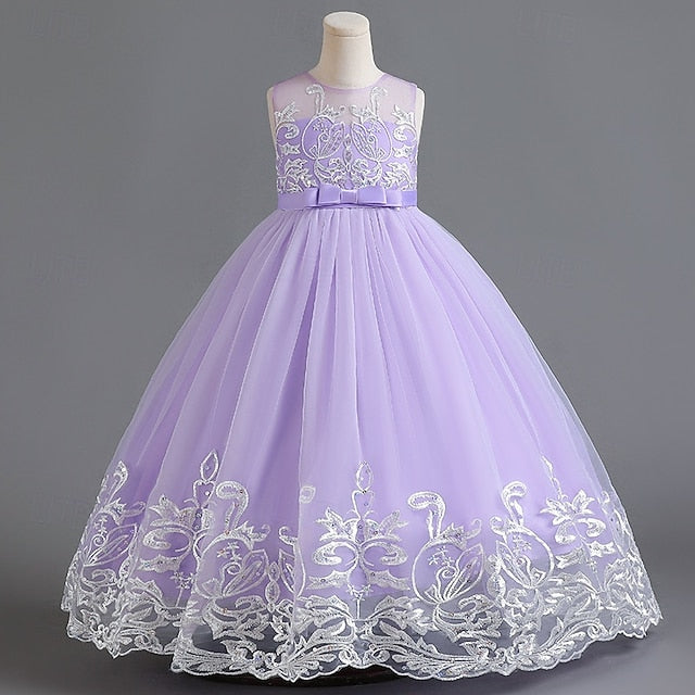 Girl Flower Girls' Dress Kid's Princess