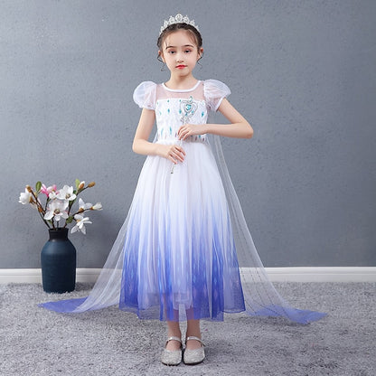 Flower Movie Girl Cosplay Dress Girls' Princess Elsa