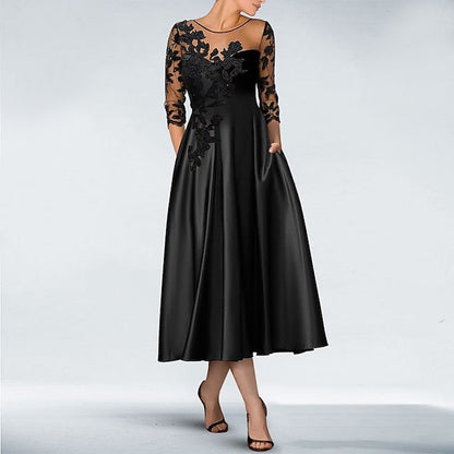 Formal Dresses Guest A-Line Elegant Cocktail Knee Dress Wedding