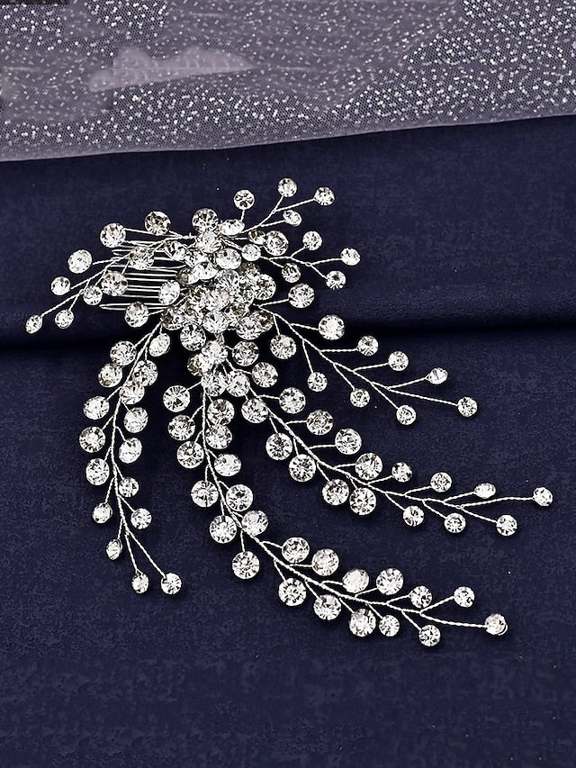 Accessory Flower Crystal and Hair Bridal – Elegant Rhinestone