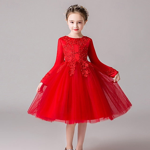 Girls' Dress Kid's Flower Girl Princess