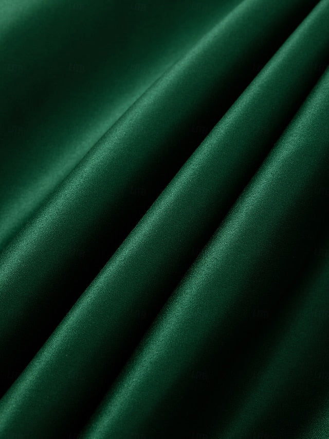 Dress Floor Split Gown A-Line Formal Guest Evening High Wedding