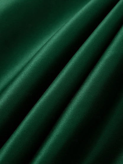 Dress Floor Split Gown A-Line Formal Guest Evening High Wedding