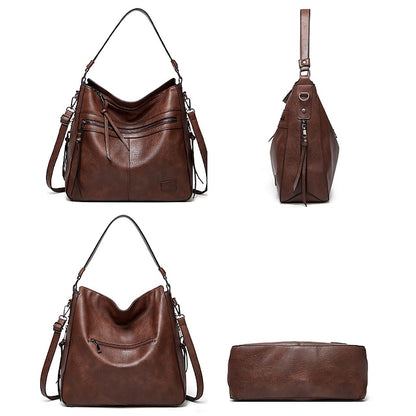 Bag PU Crossbody Women's Leather Shoulder Hobo Tote